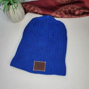 Love Your Melon Knit Hat Blue Cotton